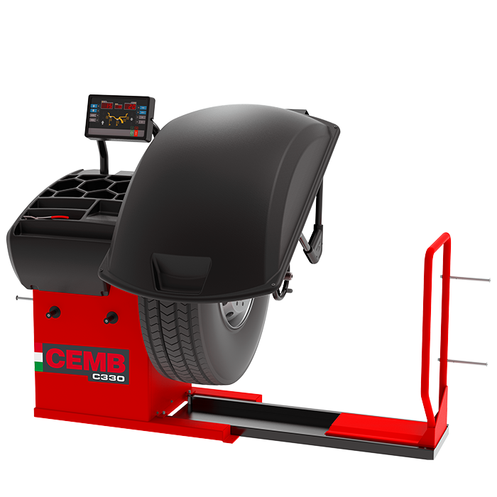 CEMB C330 automatic digital balancer for truck wheels up to 200 kg